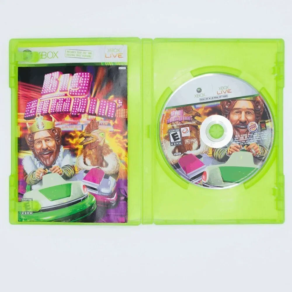 Xbox Big Bumpin and Sneak King Burger King Games